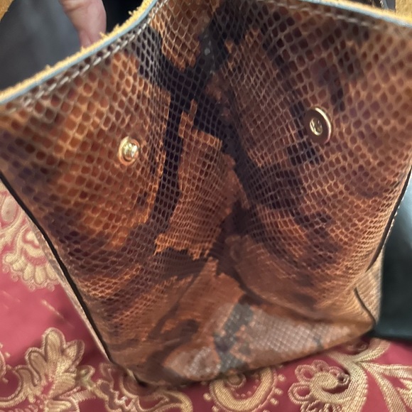 Alberta Di Canio LEATHER TOTE - Made in Italy - Picture 15 of 16